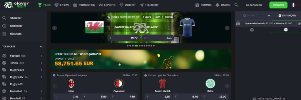 Cloverspin Sportsbook